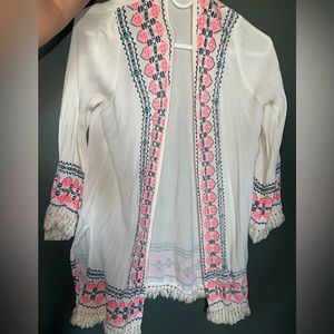 Print cardigan